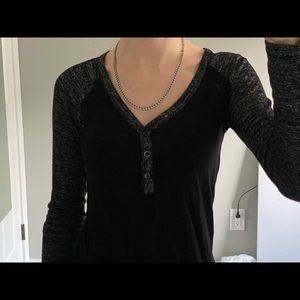 Black and Grey Kismet long sleeve